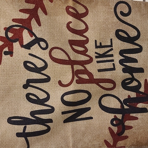 There is no place like home - Welcome FLAG yard sign, garden door NWT Baseball - Picture 3 of 3